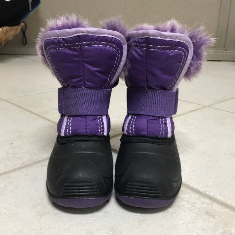 Kamik- purple size 9 toddle snow boots